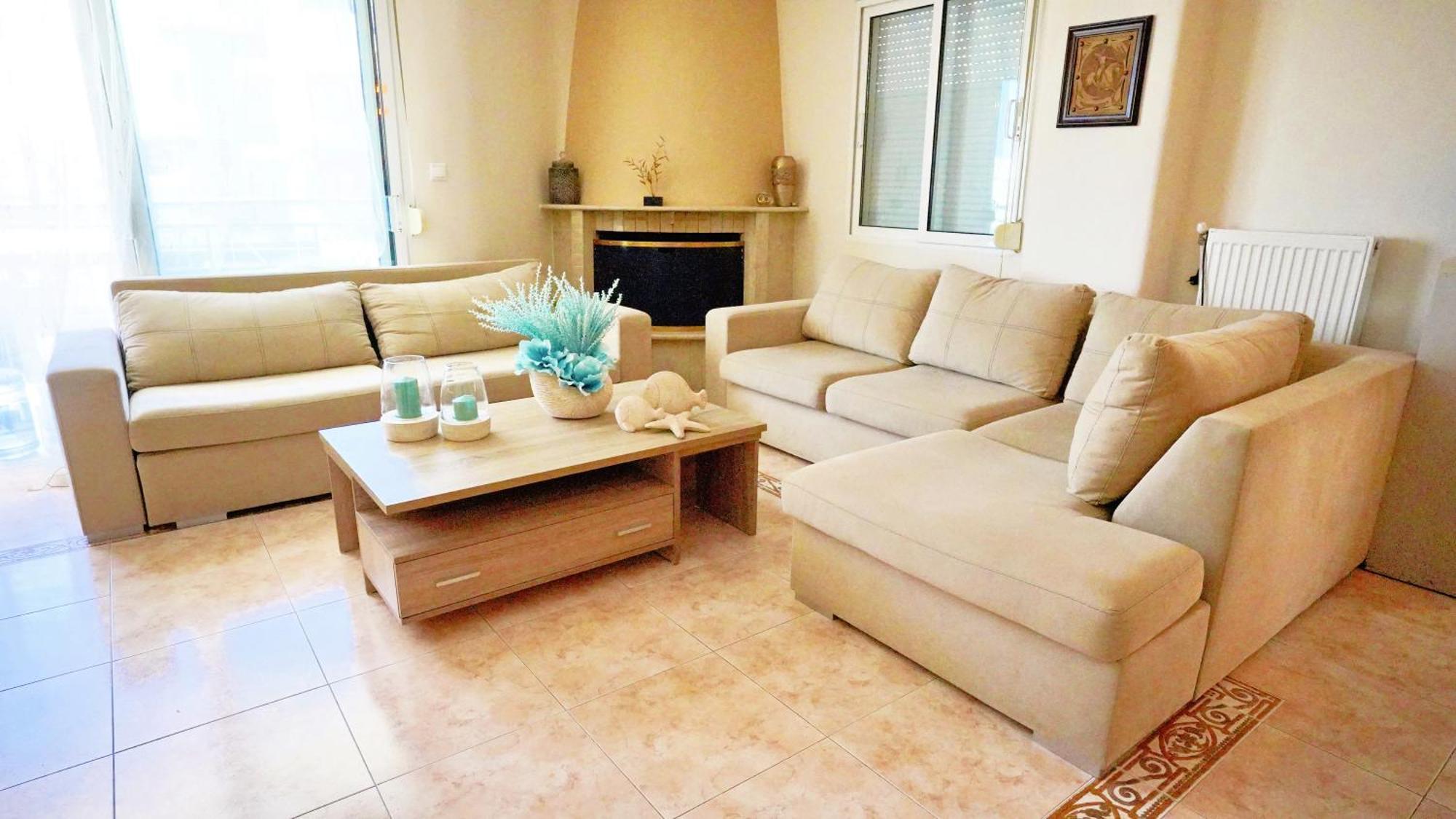 Lovely And Sunny Apartament 300M From Beach!! Peraia  Bagian luar foto